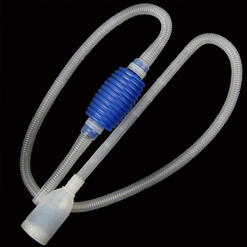 Manual Fish Tank Water Changer Cleaning Gravel Fecal Aquarium Siphon Pipe Newly