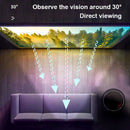 4k HD Folding Projector Cloth 16/9 Home Theater Movie Screen Curtain (92in)