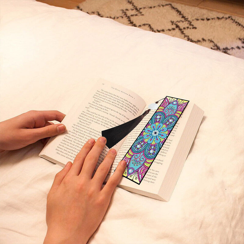 5D DIY Diamond Painting Bookmark Mandala Mosaic Tassel Book Crafts (FQY013)