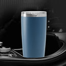 Stainless Ice Cooler Car Mug Vacuum Insulated Tea Water Bottle (Dark Green)
