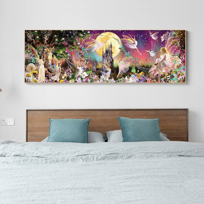 Flower Angel DIY Mosaic Rhinestone Picture Full Square Drill Diamond Painting