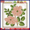 12 Months Flower Cross Stitch 14CT Stamped Canvas Printing Embroidery DIY Kit