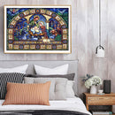 5D DIY God s Family Partial Special Shape Diamond Painting Art Kit Drawing Newly