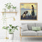 DIY Hand Painted Paint By Numbers Oil Canvas Picture Knight and God Ornament Kit
