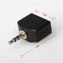 Audio Earphone Headphone Splitter Adapter 3.5mm  to 2 Earbuds Stereo Headse