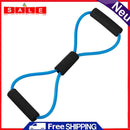 8 Word Yoga Fitness Chest Expander Rope Rubber Elastic Band for Sports Exercise