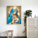 Full Embroidery Printed 3 Strands 11CT Jesus Mother Kit Stamped DIY Cross Stitch
