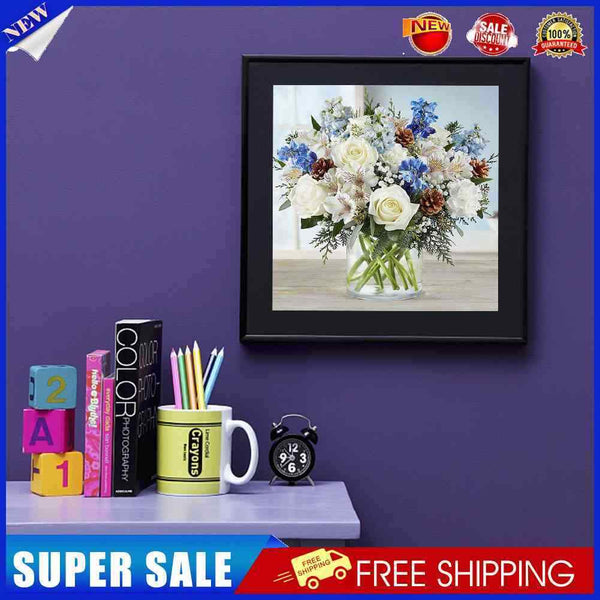 #A Flowers Diamond Painting 30x30cm Wall Art Picture Wallart Prints for Living R