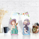 2pcs Diamond Painting Note Holder Valentine Gift Card Table Stand (BQJ03)