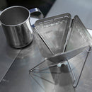 Folding Coffee Dripper Holder Outdoor Camping Picnic Tea Coffee Filter Rack