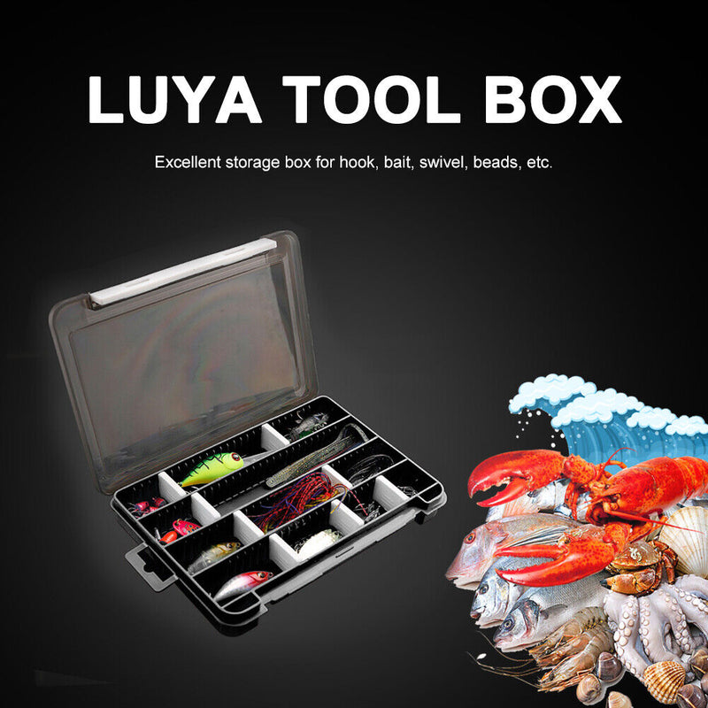 Portable Fishing Bait Hook Rig Storage Boxes Case Organizer Fishing Accessories