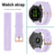 #A 18/20/22mm Waterproof Replacement Sports Watch Strap for Garmin Forerunner 25