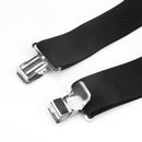 Fashion Solid Color Mens Braces Suspenders Adjustable Strap Clip Elastic Braces