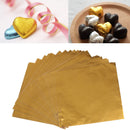 100pcs aluminum foil candy package paper chocoline DIY package paper 10x10cm party