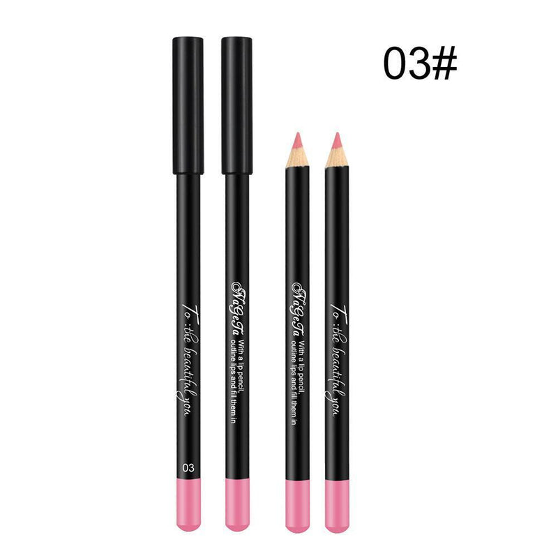 12 Color Matte Lipliner Waterproof Lasting Lipgloss Lip Makeup Cosmetic (03