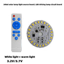 12W Circle Light Remote Control LED Panel Round Solar Lighting Lamp Board Newly