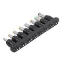 8 in 1 Set 8pcs Universal AC DC AC Adapter 2-Pin Male Charger Tips for