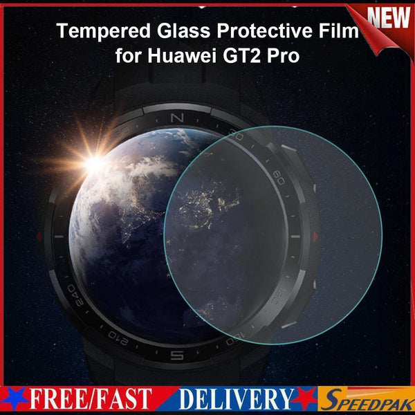 2pcs/set Tempered Glass Screen Anti Scratch Protector for Huawei Watch GT 2 Pro
