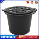 Reusable Refill Coffee Capsule Filter Shell for Nespresso Machine (Black)
