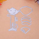 Snowvirtuos 4pcs Watermelon Boy DIY Stencil Cutting Tools? Emboss Scrapbook
