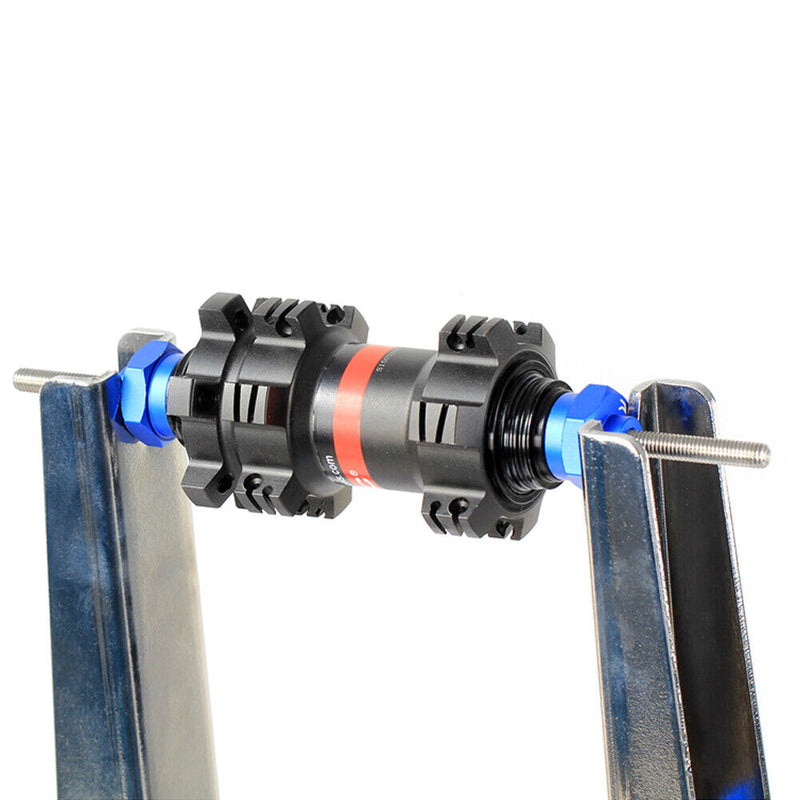 RISK Bike Wheel Thru Axle Adapter Bicycle Wheel Repair Truing Stand Platform