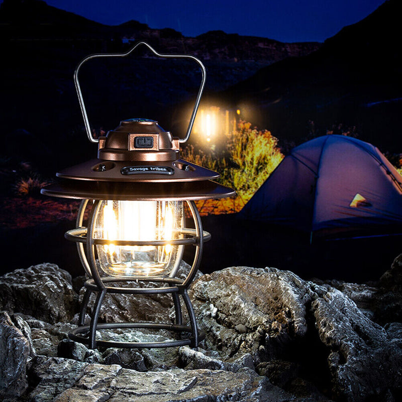 Portable Camping Lantern Aluminum Alloy Camping Lamp for Travel Hiking Emergency