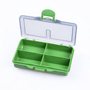 Multi-Slot Lures Bait Hooks Box Fishing Tackle Storage Container (4 Cells) Newly
