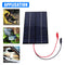 Waterproof Solar Panel 8W Polycrystalline Board 200x130mm for 12V-18V Batte