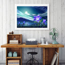 Night Landscape 50x40cm Oil Paint By Numbers Picture DIY