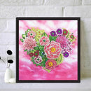 5D Diamond Painting Kit Heart Partial Special Shape Drill Rhinestone DIY