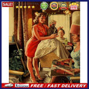 Barber Shop Oil Paint By Numbers Kits Canvas Drawing DIY Coloring Picture Art