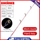 Fishing Rod Round Tip Short Section Soft Hard Tone Outdoor Fishing Rods Tackle