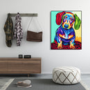 Painting By Numbers Kit DIY Color Dog Hand Painted Canvas Oil Art Picture