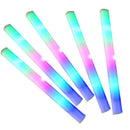 in the Dark Colorful Flashing LED Foam Stick Glow Sticks Cheer Tube RGB LED