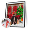 Frameless Oil Paint By Numbers DIY Girl Picture Craft Kit for Home Living Room