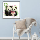 5D DIY Full Drill Diamond Painting Panda Love Cross Stitch Embroidery Rhinest