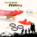 2pcs/Set 25g Squid Jig Lure Tip Counterweight Fish Wood Shrimp Lure Sinker Newly