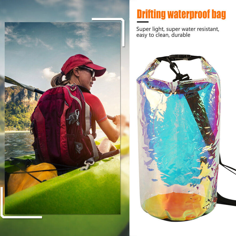 10L Waterproof Dry Sack Swimming Trekking Drifting Boating Storage Bags Newly