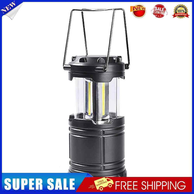 Collapsible COB Camping Light Hiking Emergency Lights Adjustable Gears Torch