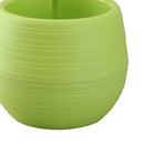 Plastic Round Small Flower Pot Indoor Unbreakable Bonsai Plant Pot (Green)