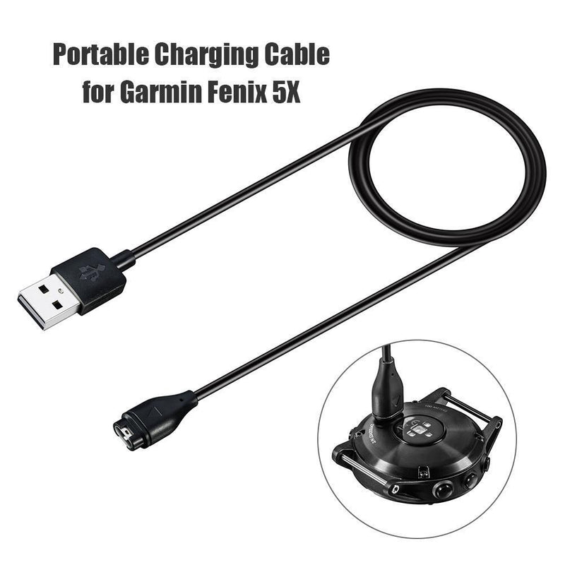 5pcs 1m USB Charging Cable Charger for Garmin Fenix 6S 6 5 Plus 5X