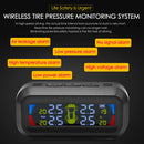 AN-10C Solar Car TPMS LCD Tire Pressure Monitoring Tyre Temperature Alarm System