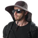 Sunshade Cap for Men Women Outdoor Fishing Sun Hat UV Protection with Neck Co