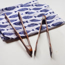 Wooden Toast Tongs Cooking Salad Bacon Steak Bread Cake Clip Kitchen Utensil Acc