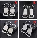 Bottle Opener Key Rings Personalized Sublimation Photo Heat Transfer For Man