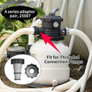 Garden Hose Conversion Adapter - Waterproof 1.25" to 1.5" Hose Connect Accessory