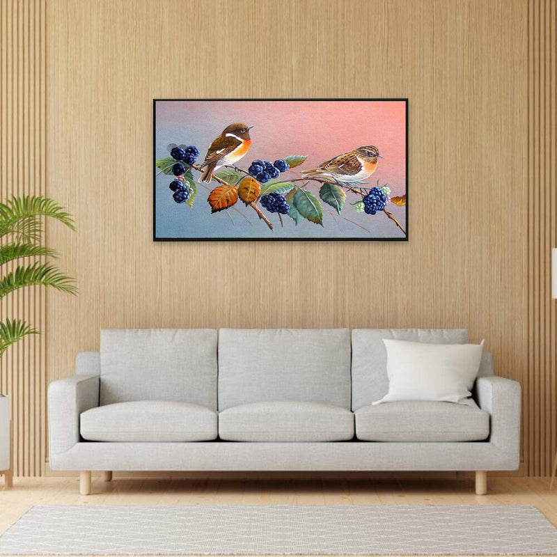 5D Flower Bird Mosaic Diamond Painting Drawing Full Round Drill DIY Art Craft