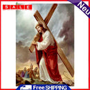 5D DIY Full Drill Diamond Painting Cross Religious Cross Stitch Embroidery