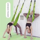 Aerial Yoga Strap Rope Stretch Leg Splits Trainer Home Gym Belt (Green) Newly