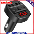 T60 Car MP3 Player BT 5.0 Car Kit Handsfree FM Transmitter Dual USB Charger